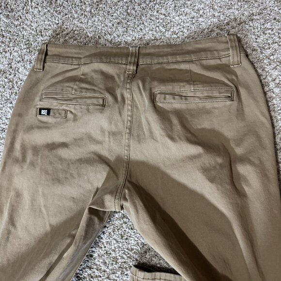 RSQ London Skinny Chino Pants Mens 30x32 Khaki Stretch Flat Front Casual - Picture 6 of 11